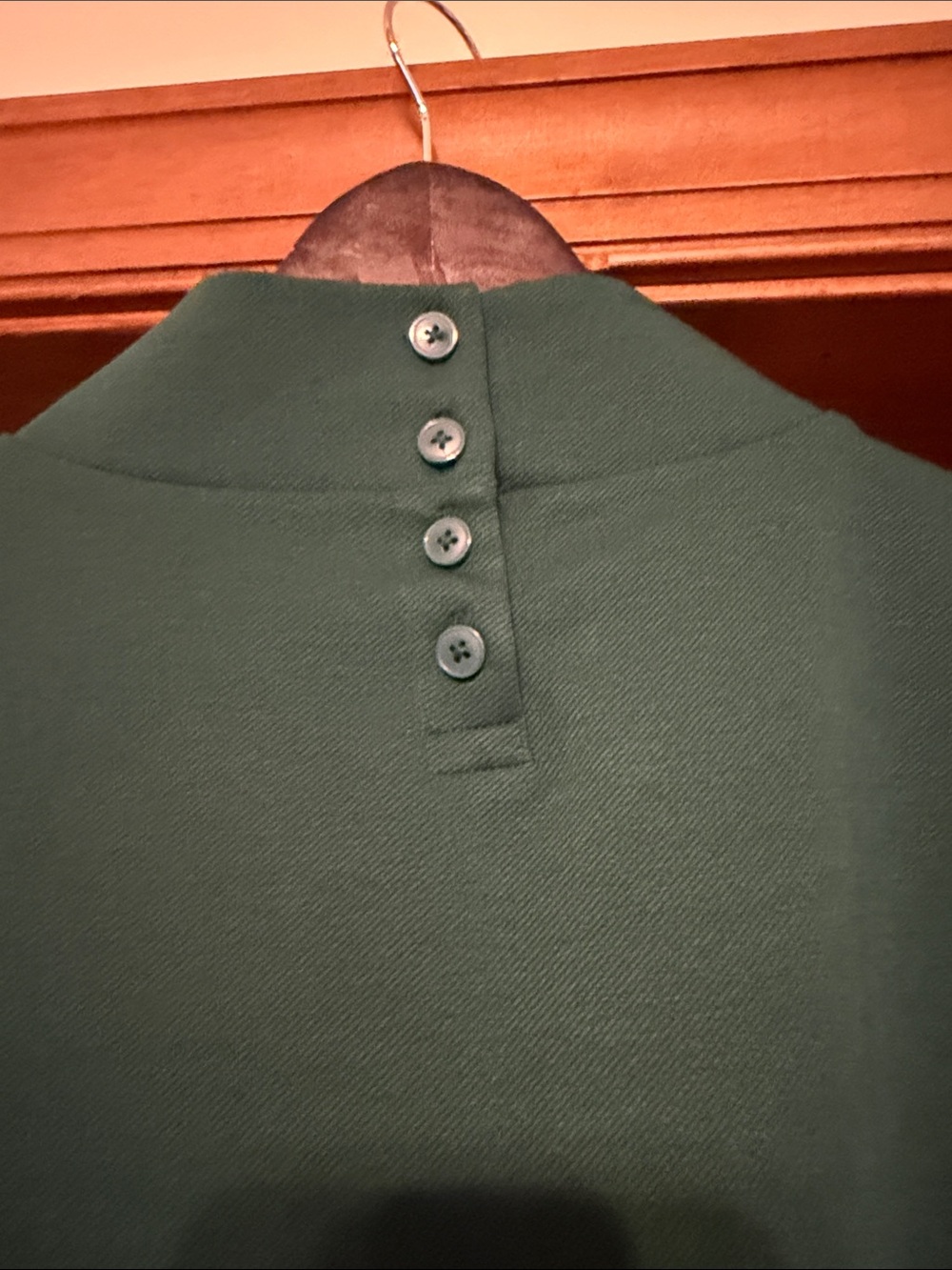 Talbots Teal Wide-Leg Pants & Mock-Neck Sleeveless Top - Picture 5 of 9